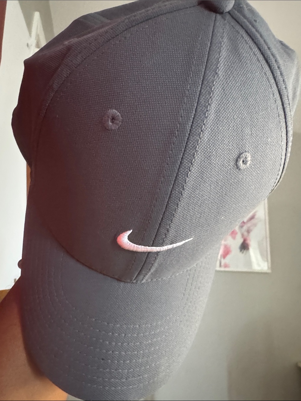Men’s dri fit club cap basketball hat grey